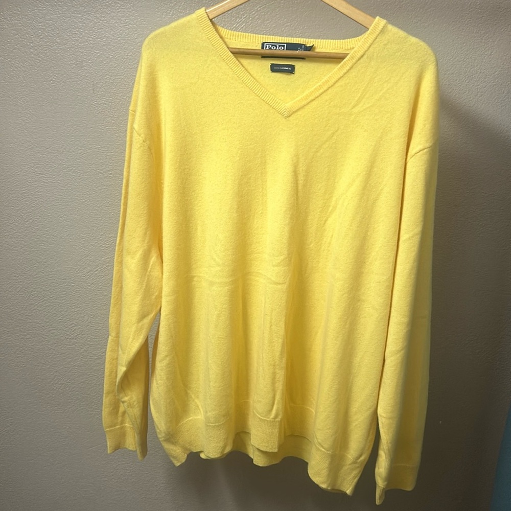 Polo By Ralph Lauren Big & Tall 100% Cashmere Sweater